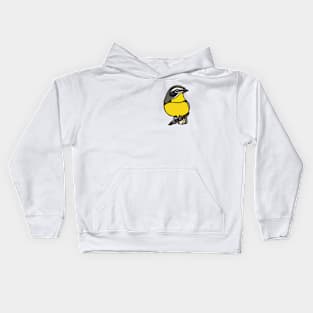 Yellow Chat Graphic Kids Hoodie